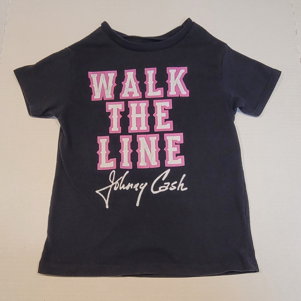 Kids Black Johnny Cash T-Shirt
